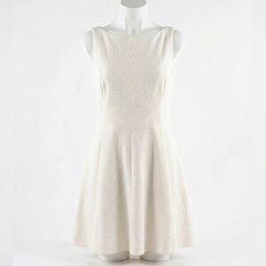 Polo Ralph Lauren Cream White Heavyweight Cotton Textured Dress Spring Shower